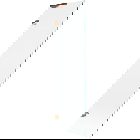 Mexen Lunar L vanová zástěna 1-křídlová 50 x 150 cm, transparentní, růžové zlato - 897L-050-000-60-00