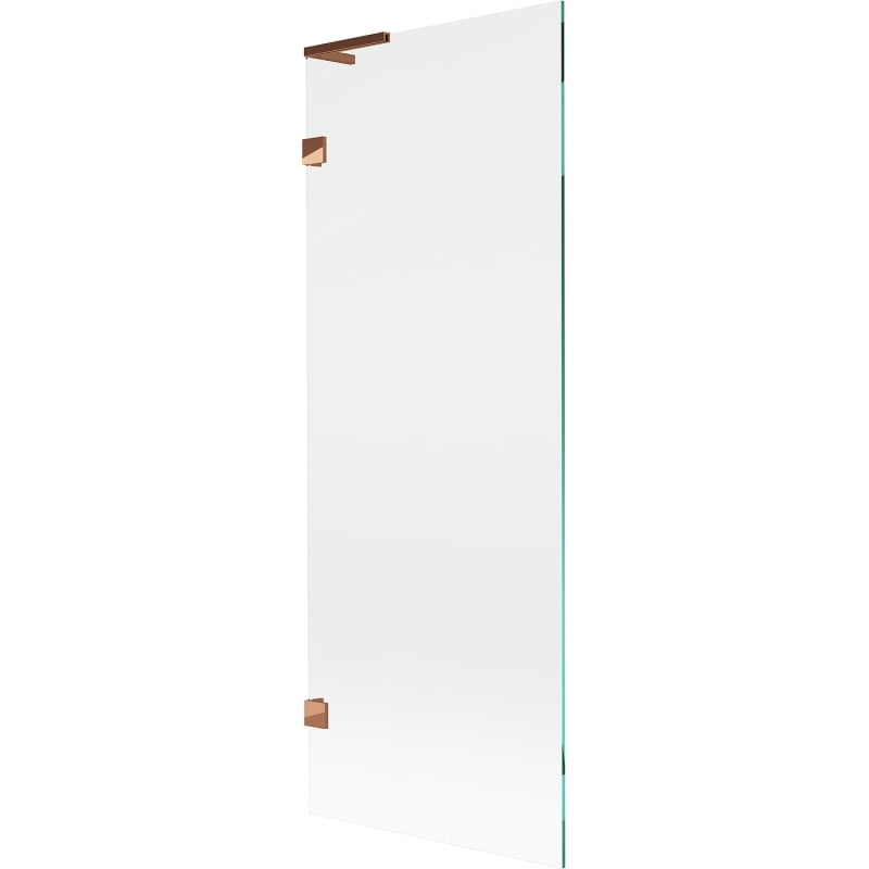 Mexen Lunar L vanová zástěna 1-křídlová 70 x 150 cm, transparentní, růžové zlato - 897L-070-000-60-00