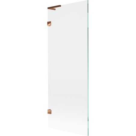 Mexen Lunar L vanová zástěna 1-křídlová 70 x 150 cm, transparentní, růžové zlato - 897L-070-000-60-00