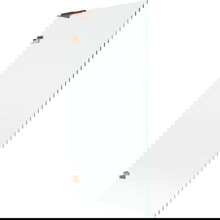 Mexen Lunar L vanová zástěna 1-křídlová 80 x 150 cm, transparentní, růžové zlato - 897L-080-000-60-00