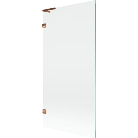 Mexen Lunar L vanaová zástěna 1-křídlová 90 x 150 cm, transparentní, růžové zlato - 897L-090-000-60-00