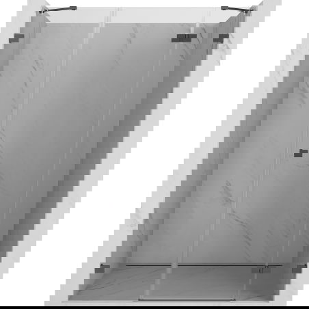 Mexen Lunar sprchové dveře otočné pravé 140 cm, transparentní, gun metal - 834S-140-050-95-00-P