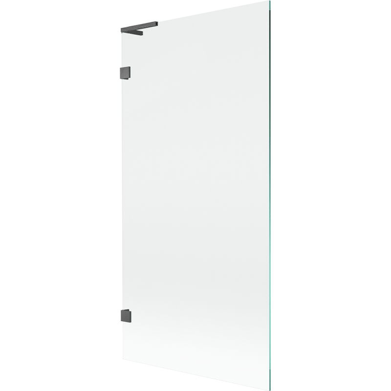 Mexen Lunar L vanová zástěna 1-křídlová 90 x 150 cm, transparentní, kartáčovaná zbraň šedá - 897L-090-000-66-00