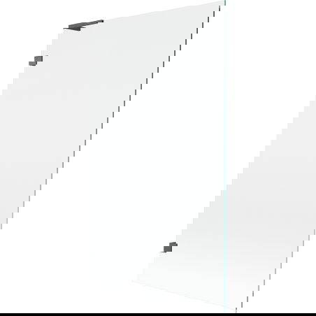 Mexen Lunar L vanová zástěna 1-křídlová 100 x 150 cm, transparentní, kartáčovaná tmavě šedá - 897L-100-000-66-00