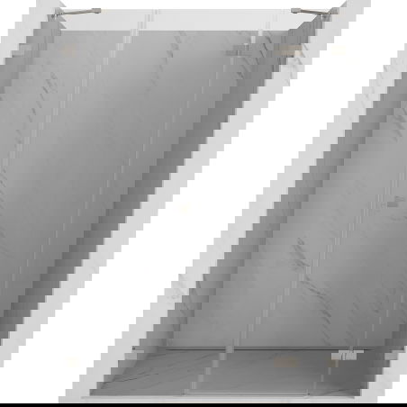 Mexen Lunar sprchové dveře pravé 150 cm, průhledné, kartáčovaný nikl - 834S-150-050-97-00-P