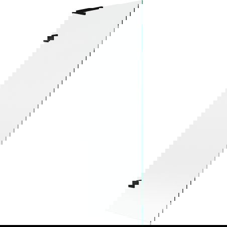 Mexen Lunar L vanová zástěna 1-křídlová 60 x 150 cm, transparentní, černá - 897L-060-000-70-00