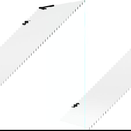 Mexen Lunar L vanová zástěna 1-křídlová 70 x 150 cm, transparentní, černá - 897L-070-000-70-00