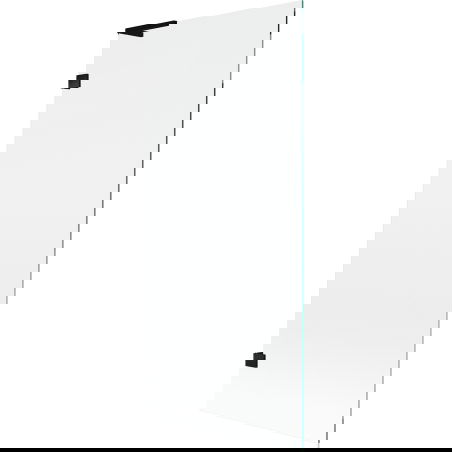 Mexen Lunar L vanová zástěna 1-křídlová 80 x 150 cm, průhledná, černá - 897L-080-000-70-00