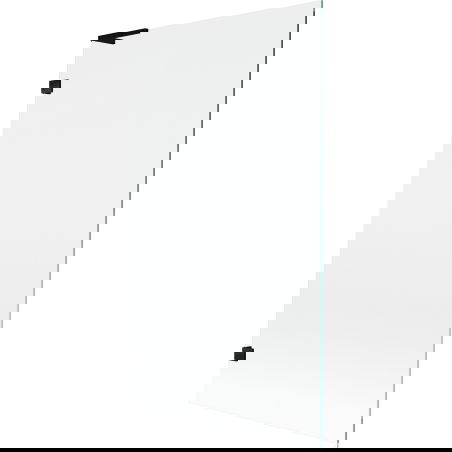 Mexen Lunar L vanová zástěna s jedním křídlem 100 x 150 cm, transparentní, černá - 897L-100-000-70-00