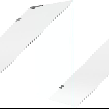 Mexen Lunar L sprchový panel na vanu, 1-křídlový 80 x 150 cm, transparentní, gun metal - 897L-080-000-95-00