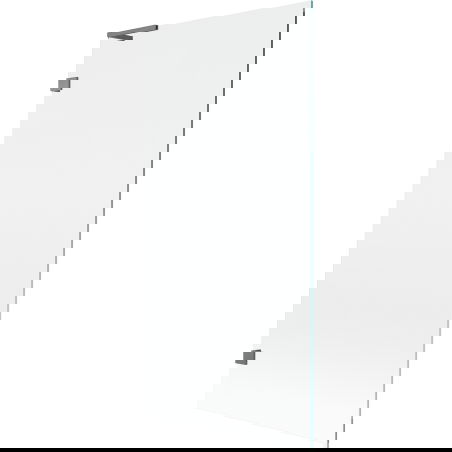 Mexen Lunar L vanová zástěna 1-křídlová 90 x 150 cm, transparentní, gun metal - 897L-090-000-95-00