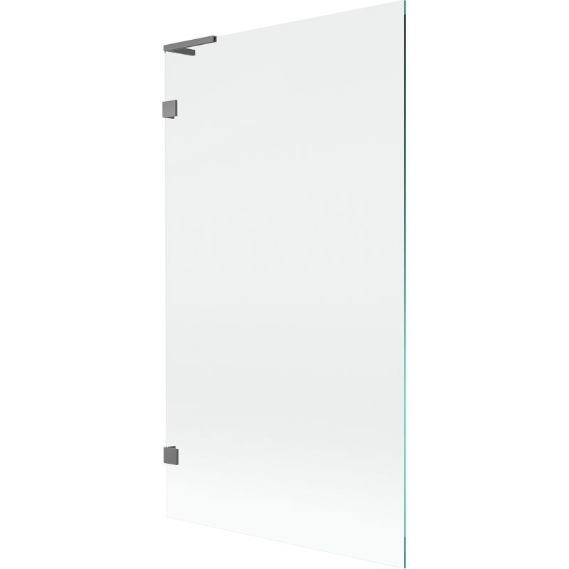 Mexen Lunar L, vanová zástěna, 1-křídlá, 100 x 150 cm, transparentní, gun metal - 897L-100-000-95-00