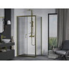 Mexen Apia posuvná sprchová kabina 130 x 80 cm, transparentní, zlatá - 840-130-080-50-00