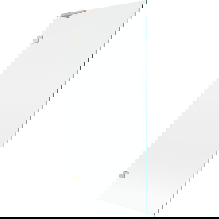 Mexen Lunar L vanová zástěna 1-křídlová 80 x 150 cm, transparentní, kartáčovaný nikl - 897L-080-000-97-00