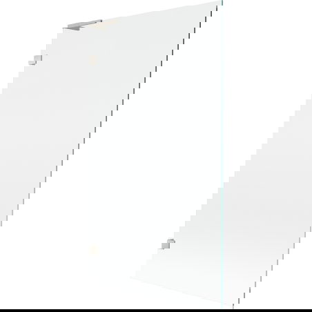 Mexen Lunar L vanová zástěna jednokřídlá 100 x 150 cm, transparentní, kartáčovaný nikl - 897L-100-000-97-00