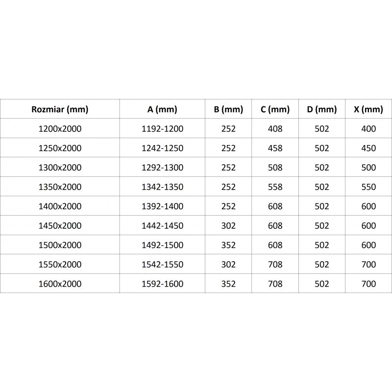 Mexen Lunar L levé sprchové dveře otevírací 120 cm, transparentní, kartáčovaný nikl - 834SL-120-050-97-00-L