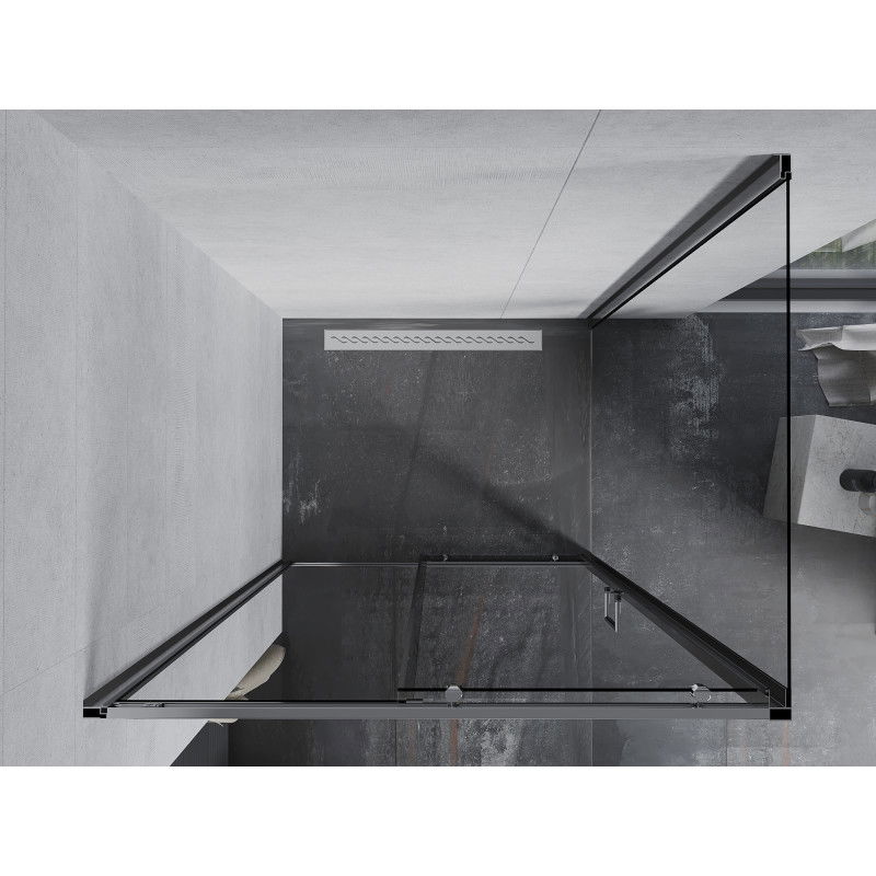 Mexen Apia sprchový kout posuvný 125 x 100 cm, transparentní, chrom - 840-125-100-01-00