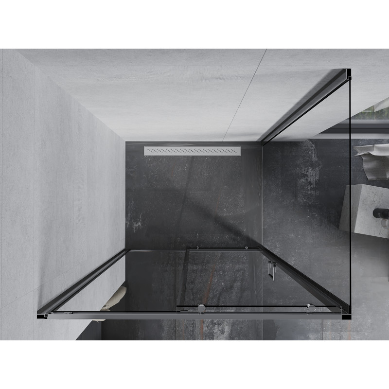 Mexen Apia posuvný sprchový kout 130 x 100 cm, transparentní, chrom - 840-130-100-01-00