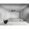 Mexen Lunar L sprchové dveře otočné pravé 140 cm, transparentní, gun gray kartáčovaný - 834SL-140-050-66-00-P