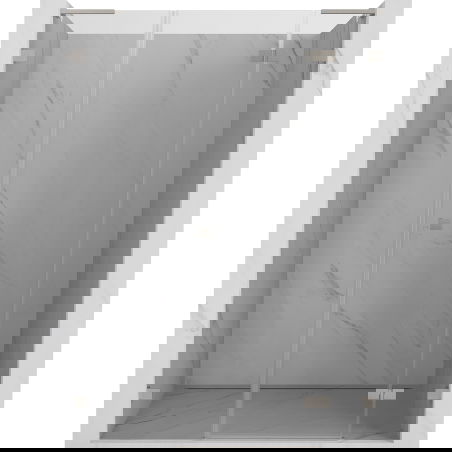 Mexen Lunar L sprchové dveře pravé 140 cm, transparentní, kartáčovaný nikl - 834SL-140-050-97-00-P