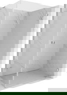 Mexen Lunar-B L sprchový kout otočný pravý 85 x 80 cm, transparentní, chrom - 832L-085-080-01-00-P