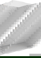 Mexen Lunar-B L sprchový kout otevírací pravý 85 x 70 cm, transparentní, kartáčovaný nikl - 832L-085-070-97-00-P