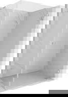 Mexen Lunar-B L sprchová kabina výklopná pravá 80 x 70 cm, transparentní, kartáčovaný nikl - 832L-080-070-97-00-P