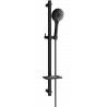 Mexen DQ74 posuvná sprchová sada, černá - 785744581-70