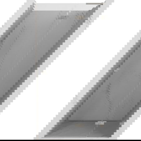 Mexen Lunar L sprchové dveře otvíravé pravé 70 cm, transparentní, kartáčovaný nikl - 834L-070-000-97-00-P