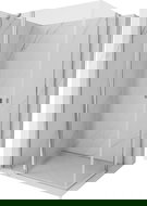 Mexen Mist Duo sprchová kabina otevírací 75 x 70 cm, transparentní, chrom - 8A4-075-070-01-00