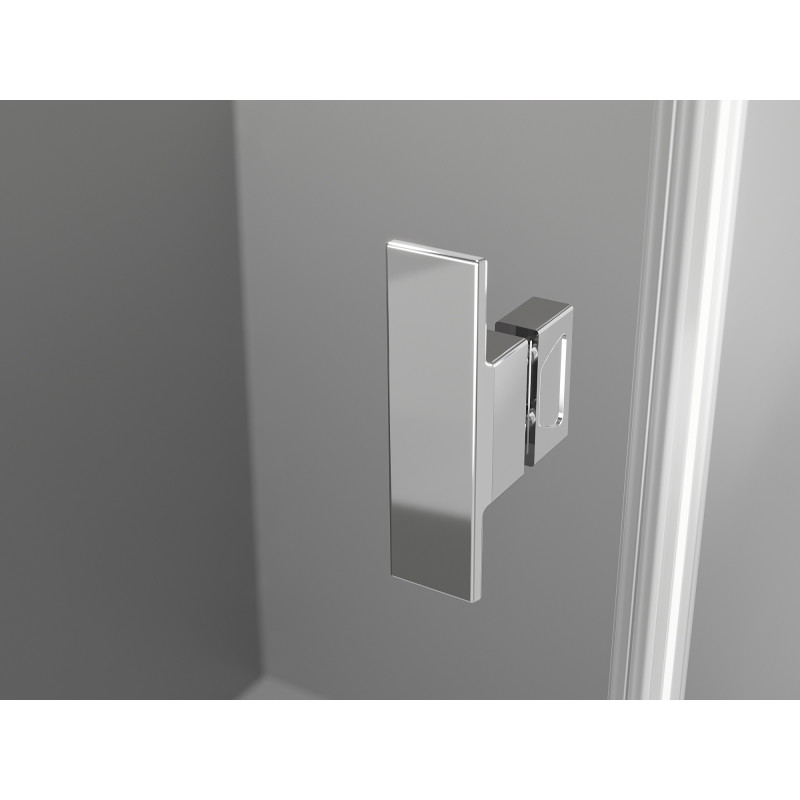 Mexen Mist Duo sprchový kout s otvíracími dveřmi 110 x 80 cm, průhledný, chrom - 8A4-110-080-01-00