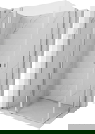 Mexen Mist Duo sprchová kabina otevírací 120 x 100 cm, transparentní, chrom - 8A4-120-100-01-00