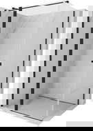 Mexen Mist T sprchový kout s otvíracími dveřmi 120 x 90 cm, transparentní, černý - 8A4T-120-090-70-00