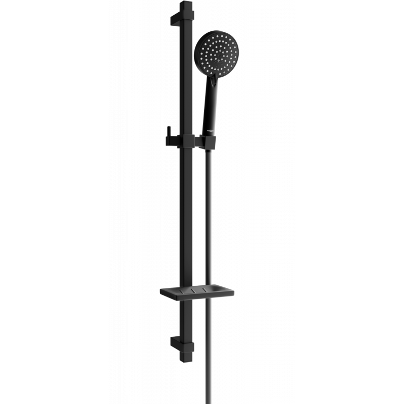 Mexen DQ75 sprchová sada posuvná, černá - 785754581-70
