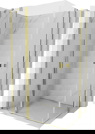 Mexen Mist Duo sprchová kabina otevírací 115 x 95 cm, transparentní, zlatá - 8A4-115-095-50-00