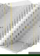 Mexen Mist Duo sprchový kout, pantová, 120 x 100 cm, transparentní, zlatá - 8A4-120-100-50-00