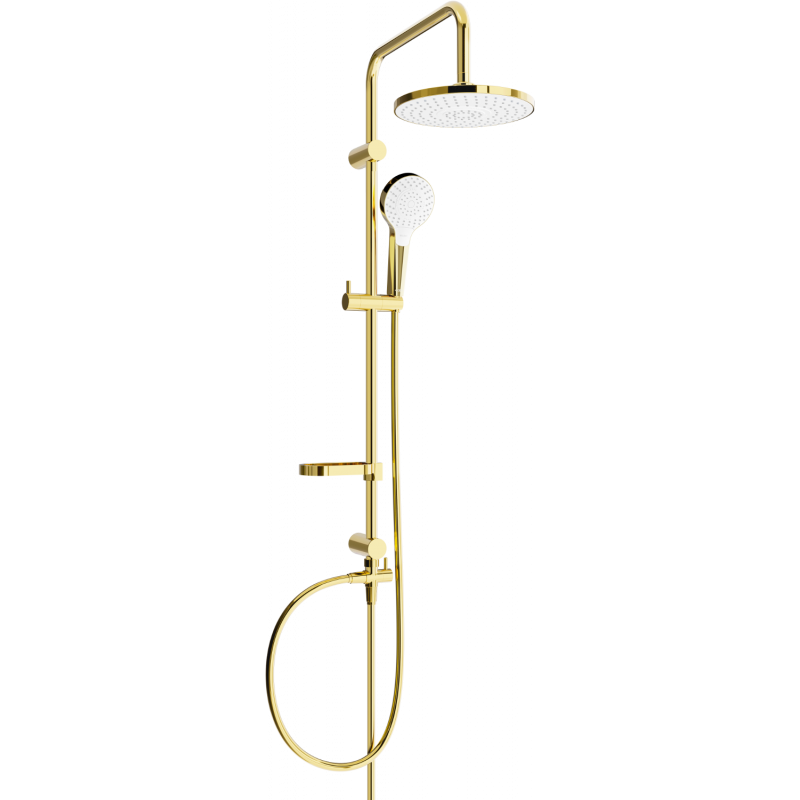 Mexen X05 sprchový sloup, zlato/bílá - 798050591-50