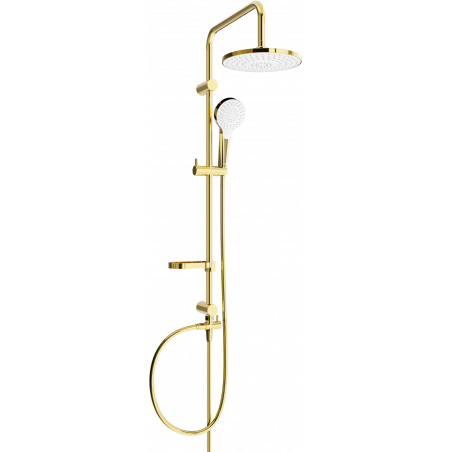 Mexen X05 sprchový sloup, zlato/bílá - 798050591-50