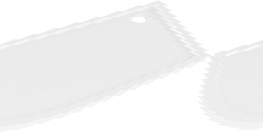 Mexen Flow půlkruhový asymetrický slim pravý 100 x 80 cm, bílý lesk - 46Q108010R