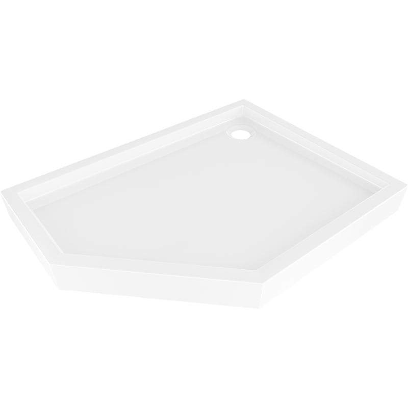 Mexen Flow+ pětiúhelníková sprchová vanička pravá 100 x 90 cm, bílý lesk - 46P109010RH