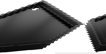 Mexen Flow+ sprchová vanička pětiúhelníková levá 100 x 90 cm, černý mat - 46P709010LH