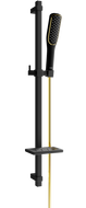 Mexen DQ49 posuvná sprchová sada, černá/zlatá - 785494581-57
