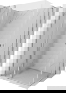 Mexen Mist L Duo sprchový kout se skládacími dveřmi 120 x 105 cm, transparentní, chrom - 8A4L-120-105-01-00