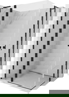 Mexen Mist L Duo sprchový kout otevírací 120 x 100 cm, transparentní, černá - 8A4L-120-100-70-00