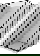 Mexen Mist Duo sprchová kabina otočná 120 x 80 cm, černý rám, černá - 8A4-120L-080P-70-70