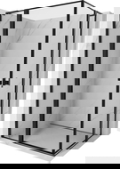 Mexen Mist L Duo sprchová kabina otočná 115 x 90 cm, černý rám, černá - 8A4L-115L-090P-70-70