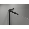 Mexen Mist L Duo sprchový kout s otočnými dveřmi 95 x 95 cm, černá mřížka, černý - 8A4L-095L-095P-70-77