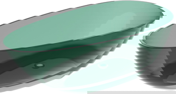 Mexen Glass průhledná volně stojící vana 170 x 85 cm, chromová zátka - 58061708511