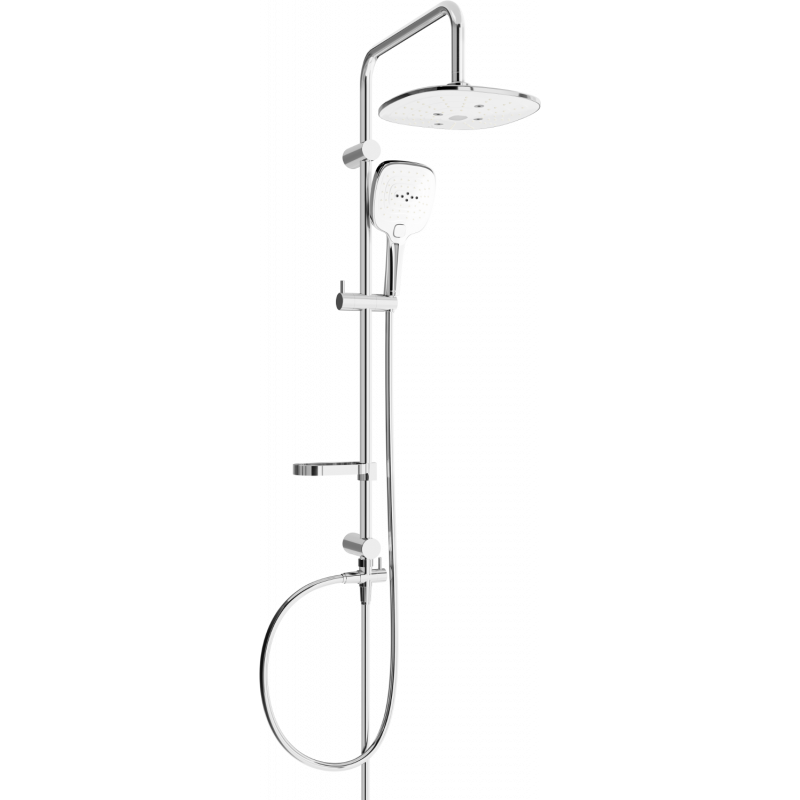 Mexen X17 sprchová kolona, chrom/bílá - 798171791-02