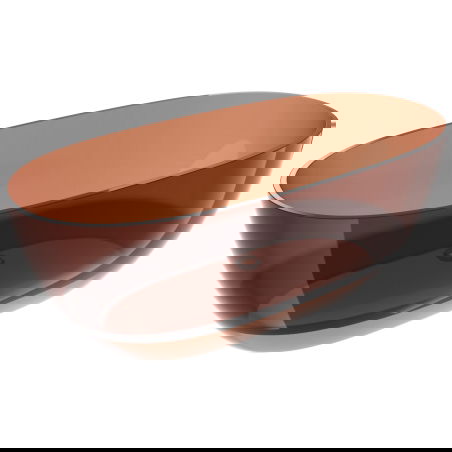 Mexen Pure cherry volně stojící transparentní vana 170 x 80 cm, chromová zátka - 58071708009